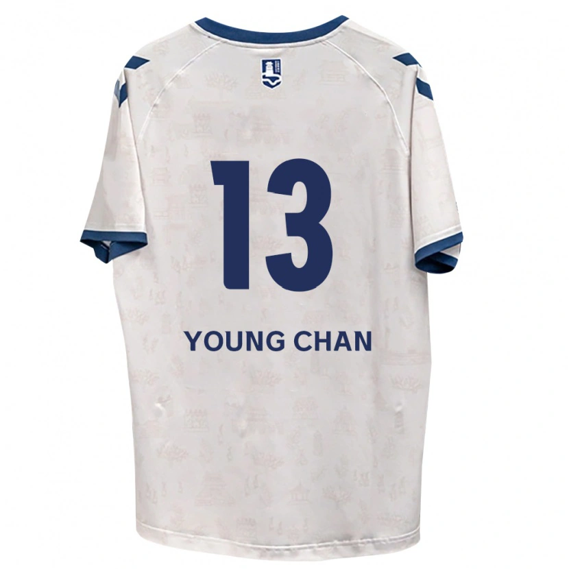 Danxen Dětské Young-Chan Ham #13 Královsky Modrá Bílá Daleko Hráčské Dresy 2026/27 Dres