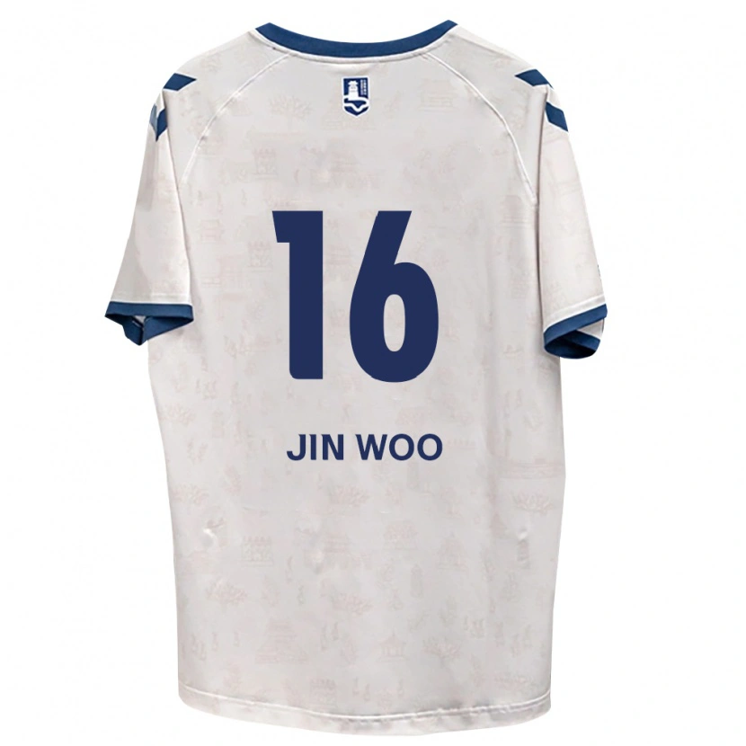 Danxen Dětské Jin-Woo Jo #16 Královsky Modrá Bílá Daleko Hráčské Dresy 2026/27 Dres