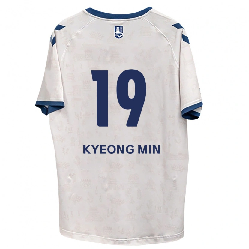 Danxen Dětské Kyeong-Min Kim #19 Královsky Modrá Bílá Daleko Hráčské Dresy 2026/27 Dres