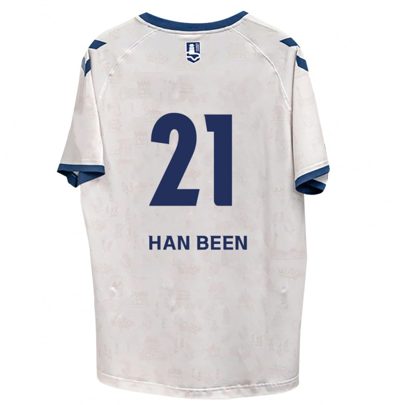 Danxen Dětské Han-Been Yang #21 Královsky Modrá Bílá Daleko Hráčské Dresy 2026/27 Dres