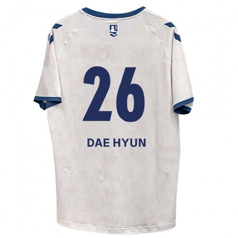 Danxen Dětské Dae-Hyun Kim #26 Královsky Modrá Bílá Daleko Hráčské Dresy 2026/27 Dres