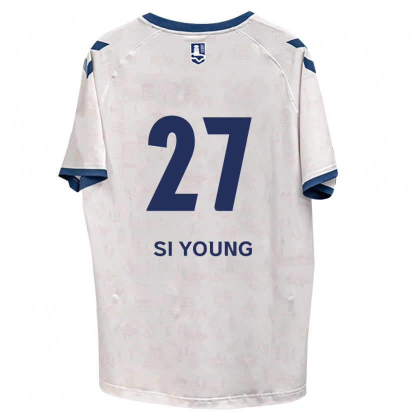 Danxen Dětské Si-Young Lee #27 Královsky Modrá Bílá Daleko Hráčské Dresy 2026/27 Dres