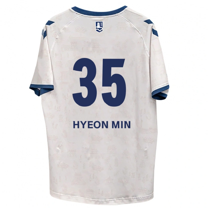 Danxen Dětské Hyeon-Min Kim #35 Královsky Modrá Bílá Daleko Hráčské Dresy 2026/27 Dres