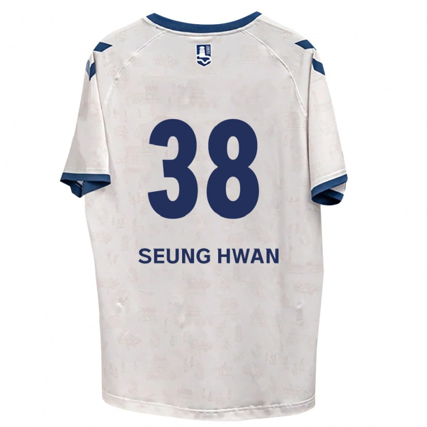 Danxen Dětské Seung-Hwan Baek #38 Královsky Modrá Bílá Daleko Hráčské Dresy 2026/27 Dres