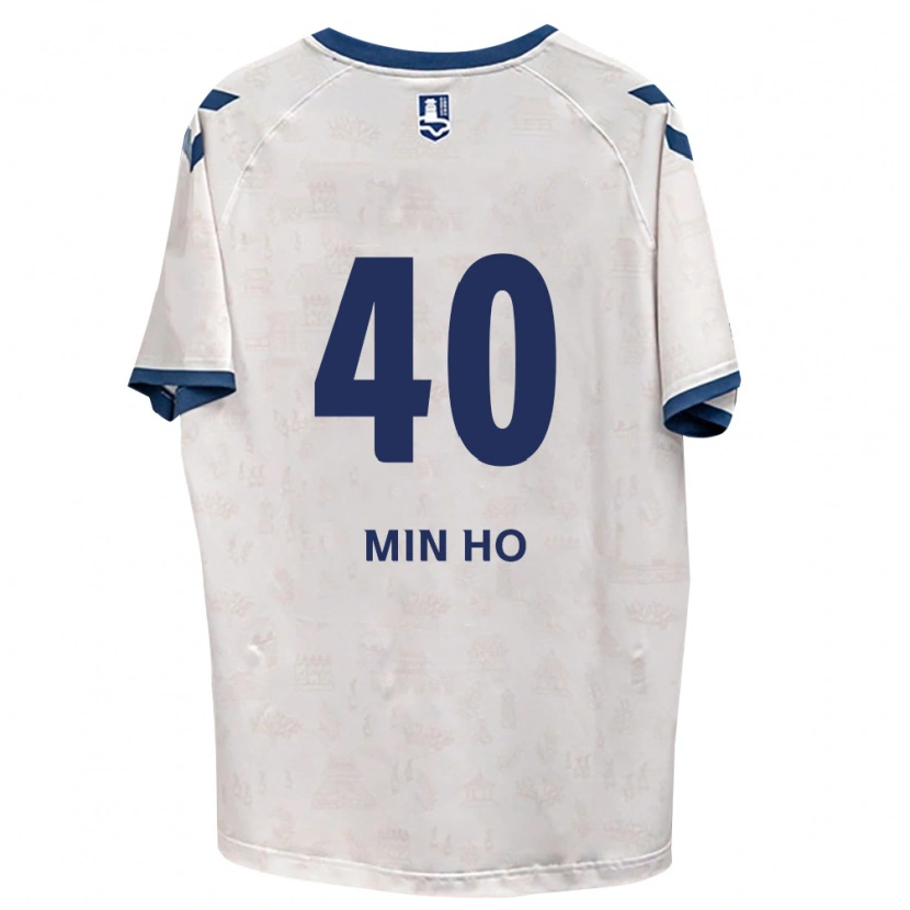 Danxen Dětské Min-Ho Kim #40 Královsky Modrá Bílá Daleko Hráčské Dresy 2026/27 Dres