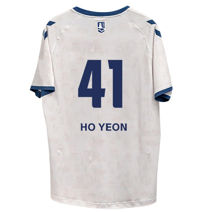 Danxen Dětské Ho-Yeon Joo #41 Královsky Modrá Bílá Daleko Hráčské Dresy 2026/27 Dres