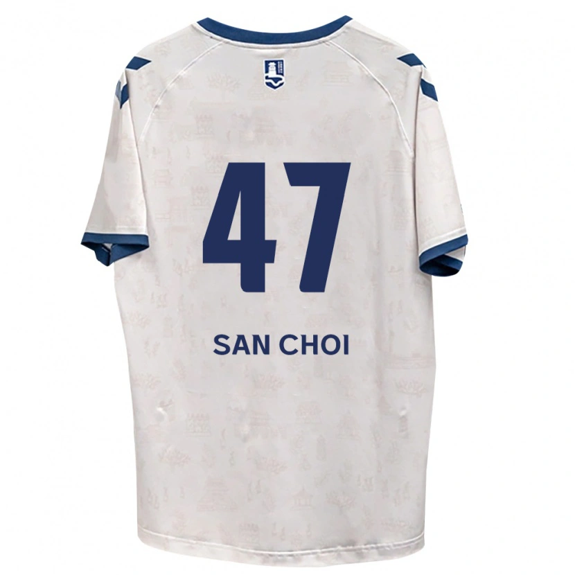 Danxen Dětské San Choi #47 Královsky Modrá Bílá Daleko Hráčské Dresy 2026/27 Dres