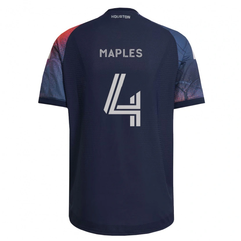 Danxen Dětské Talen Maples #4 Tmavě Modrá Bílá Oranžová Daleko Hráčské Dresy 2026/27 Dres