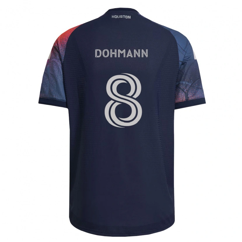 Danxen Dětské Gustavo Abreu Dohmann #8 Tmavě Modrá Bílá Oranžová Daleko Hráčské Dresy 2026/27 Dres