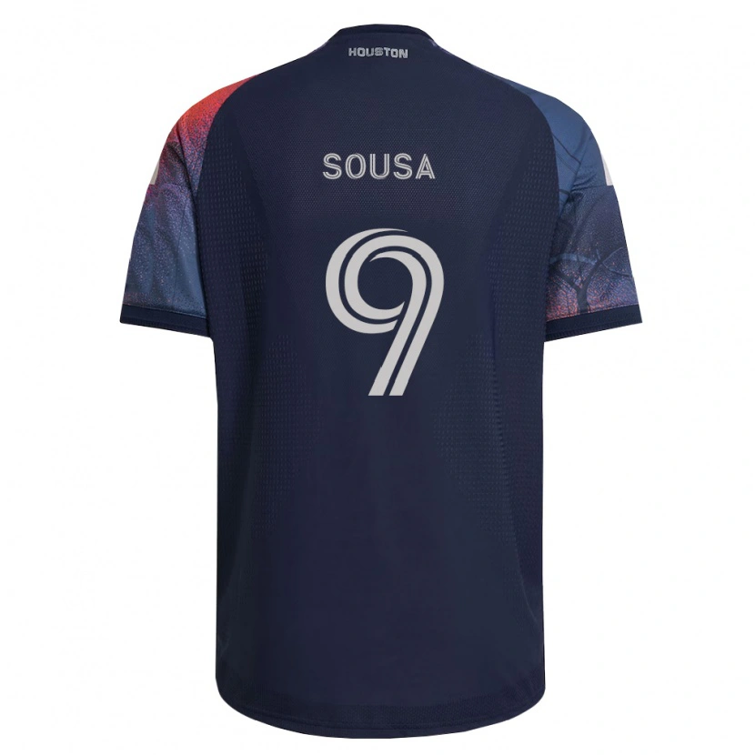 Danxen Dětské Arthur Sousa #9 Tmavě Modrá Bílá Oranžová Daleko Hráčské Dresy 2026/27 Dres