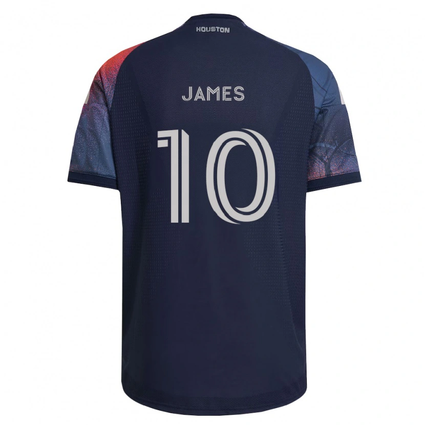 Danxen Dětské Peyton James #10 Tmavě Modrá Bílá Oranžová Daleko Hráčské Dresy 2026/27 Dres