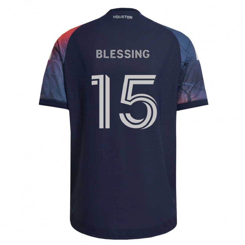 Danxen Dětské Latif Blessing #15 Tmavě Modrá Bílá Oranžová Daleko Hráčské Dresy 2026/27 Dres
