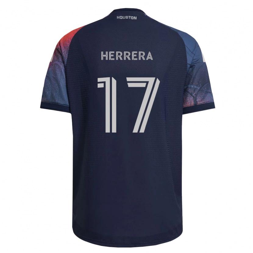 Danxen Dětské D'alessandro Herrera #17 Tmavě Modrá Bílá Oranžová Daleko Hráčské Dresy 2026/27 Dres