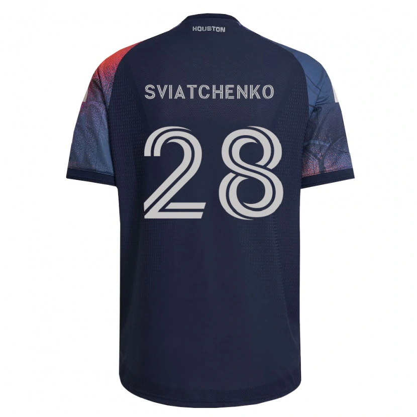 Danxen Dětské Erik Sviatchenko #28 Tmavě Modrá Bílá Oranžová Daleko Hráčské Dresy 2026/27 Dres