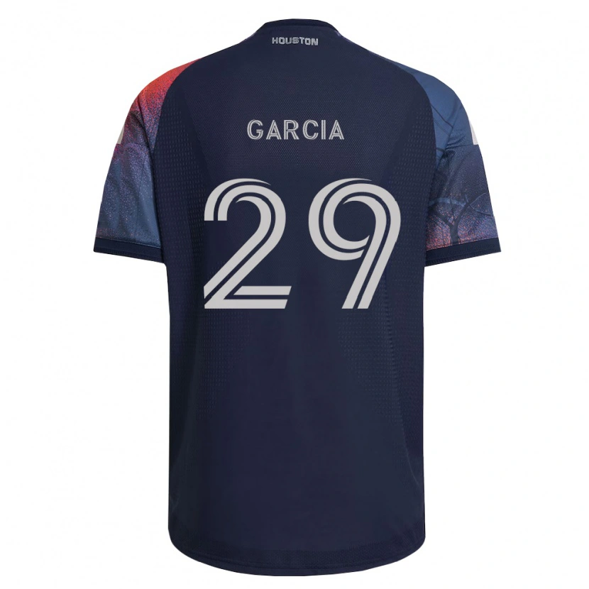 Danxen Dětské David Garcia #29 Tmavě Modrá Bílá Oranžová Daleko Hráčské Dresy 2026/27 Dres