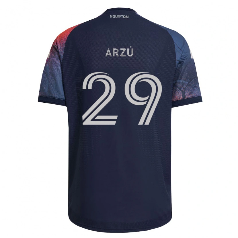 Danxen Dětské Exon Arzú #29 Tmavě Modrá Bílá Oranžová Daleko Hráčské Dresy 2026/27 Dres