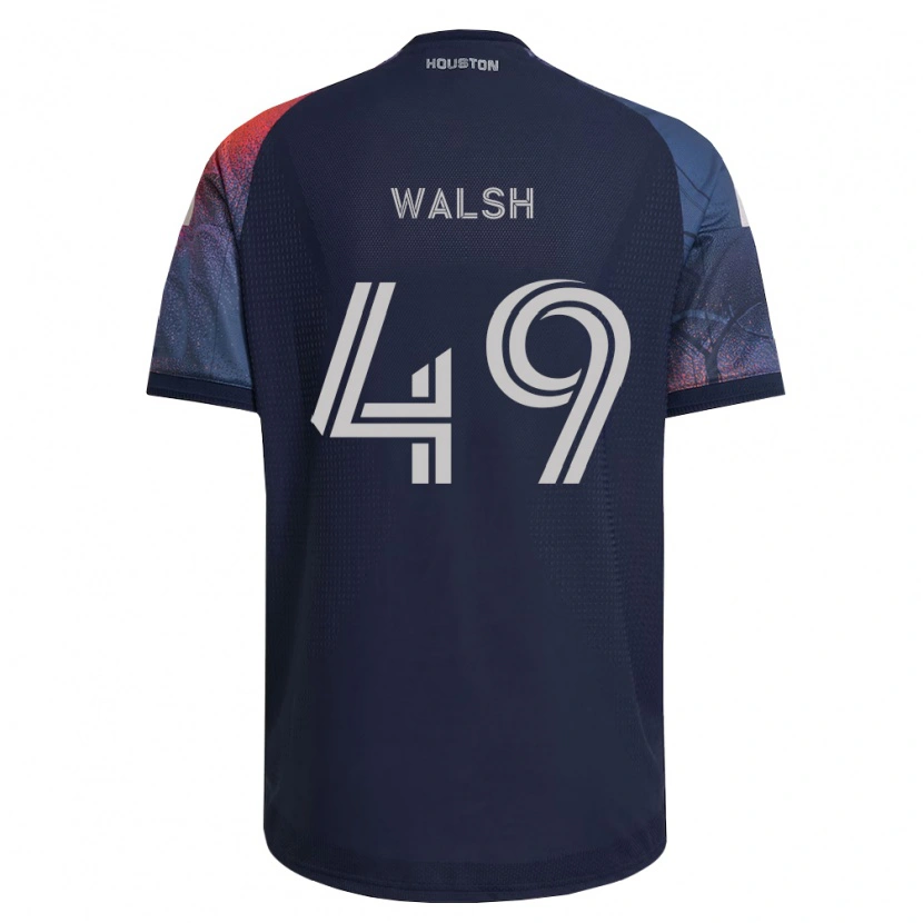 Danxen Dětské Kian Walsh #49 Tmavě Modrá Bílá Oranžová Daleko Hráčské Dresy 2026/27 Dres