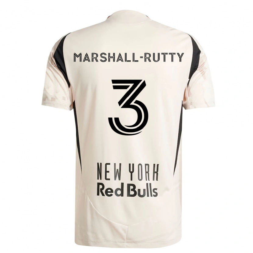 Danxen Dětské Jahkeele Marshall-Rutty #3 Off-White Červená Černá Daleko Hráčské Dresy 2026/27 Dres
