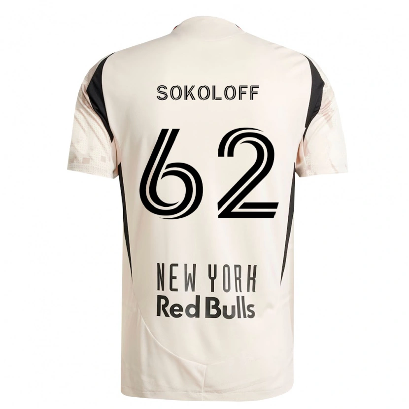 Danxen Dětské Paul Sokoloff #62 Off-White Červená Černá Daleko Hráčské Dresy 2026/27 Dres