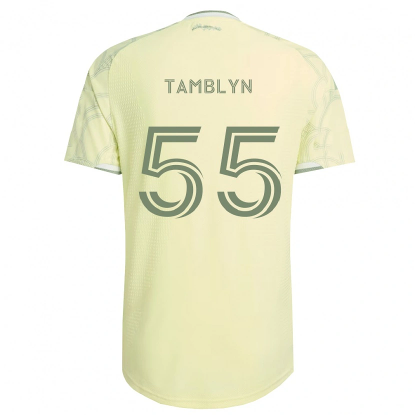 Danxen Dětské Kellen Tamblyn #55 Béžová Bílá Daleko Hráčské Dresy 2026/27 Dres