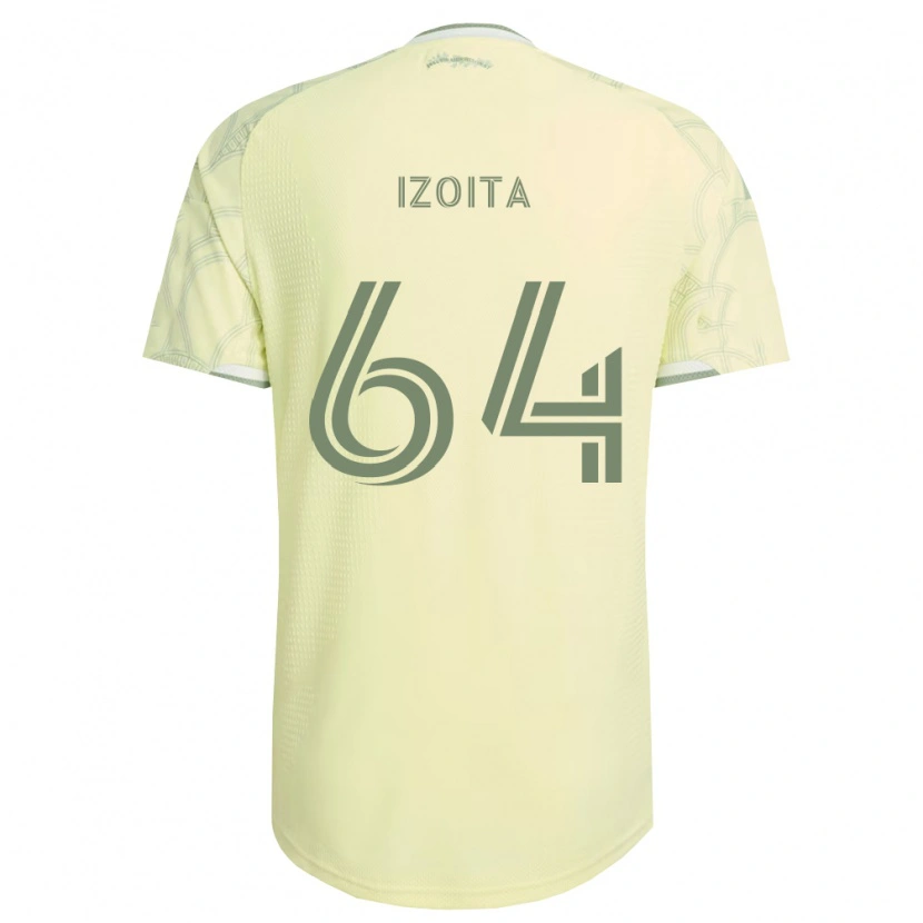 Danxen Dětské Jacob Izoita #64 Béžová Bílá Daleko Hráčské Dresy 2026/27 Dres