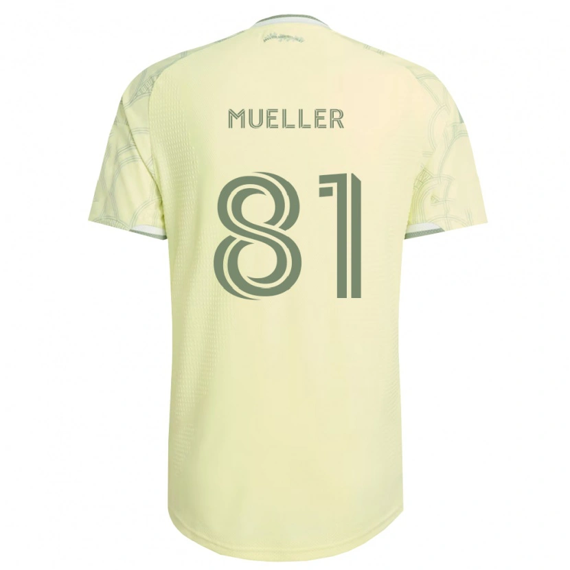 Danxen Dětské Henry Mueller #81 Béžová Bílá Daleko Hráčské Dresy 2026/27 Dres