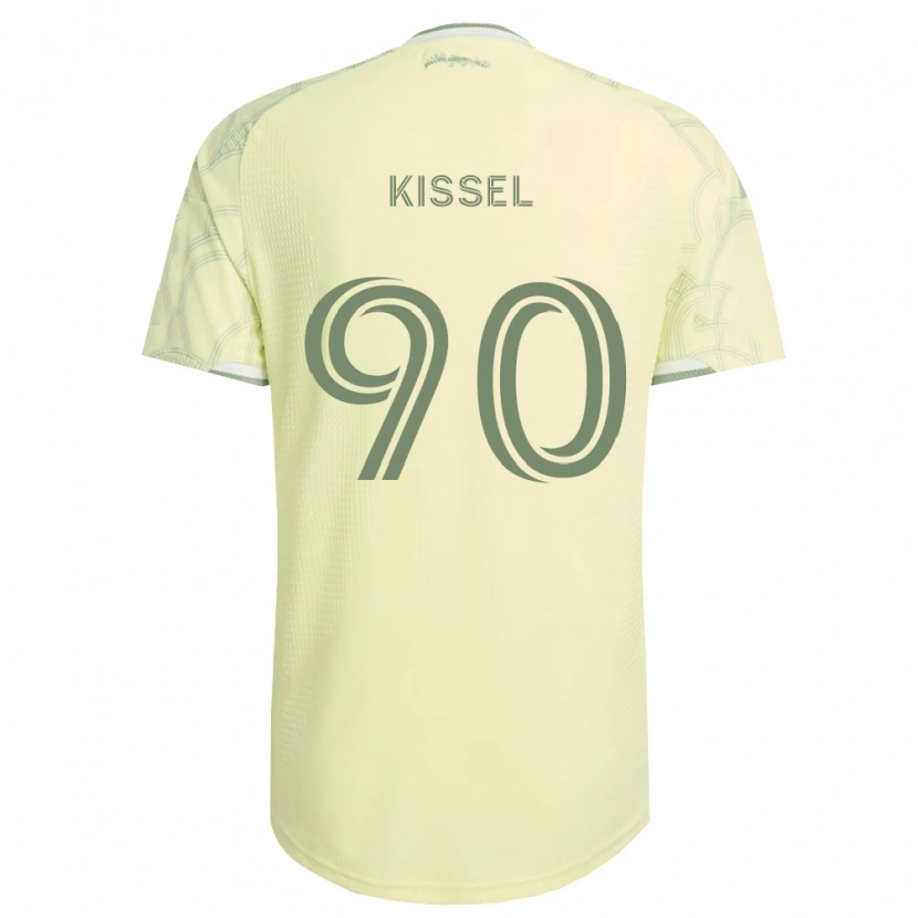 Danxen Dětské Maximilian Kissel #90 Béžová Bílá Daleko Hráčské Dresy 2026/27 Dres