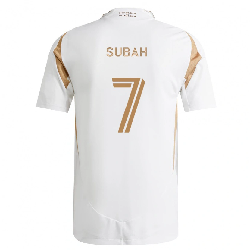 Danxen Dětské Yekeson Subah #7 Bílá Hnědá Daleko Hráčské Dresy 2026/27 Dres