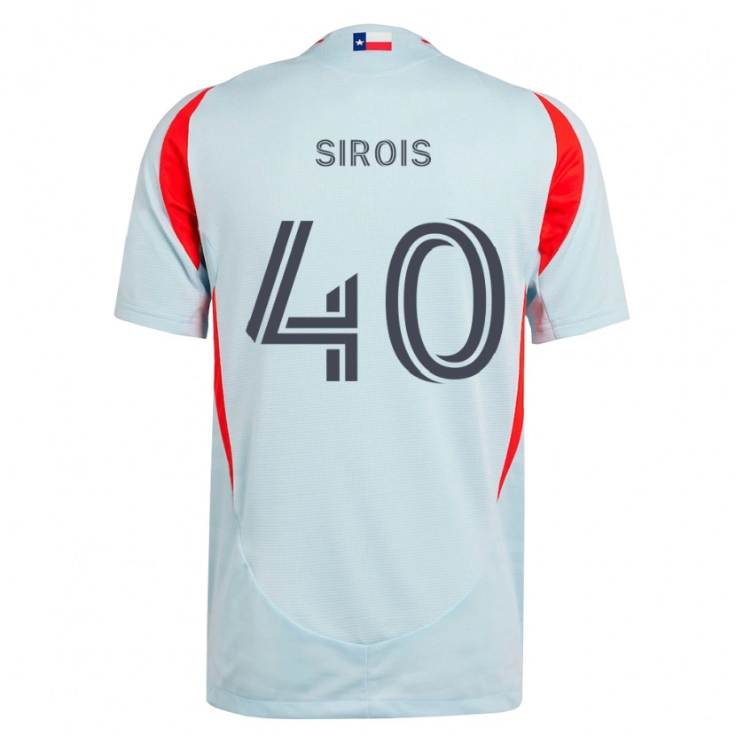 Danxen Dětské Jonathan Sirois #40 Tmavě Šedá Bílá Červená Daleko Hráčské Dresy 2026/27 Dres