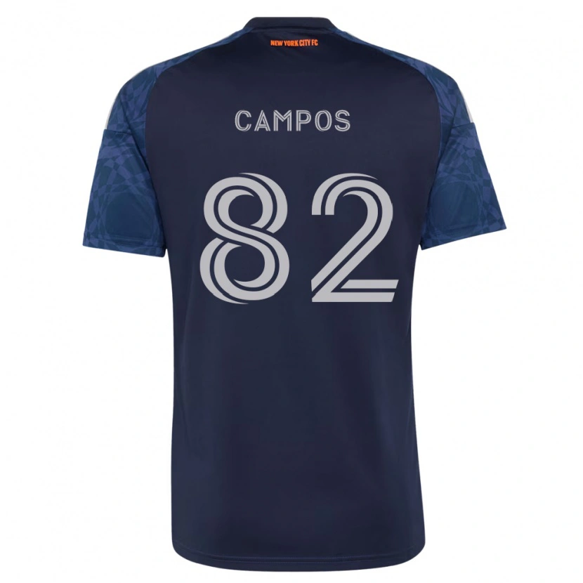 Danxen Dětské Adonis Campos #82 Tmavě Modrá Bílá Daleko Hráčské Dresy 2026/27 Dres
