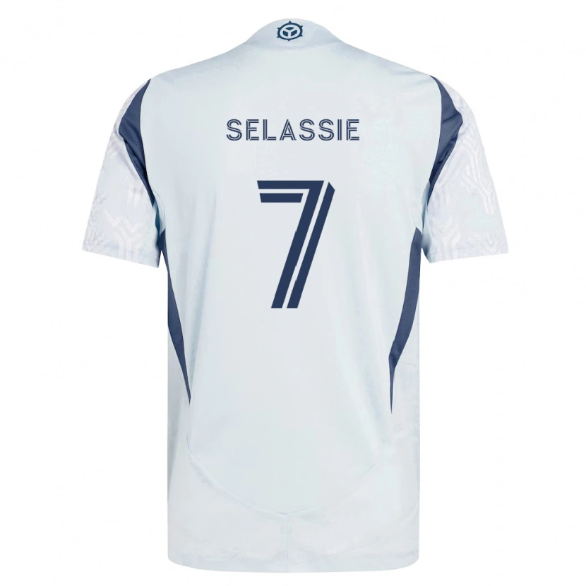 Danxen Dětské Maren Haile-Selassie #7 Modrá Šedá Bílá Daleko Hráčské Dresy 2026/27 Dres