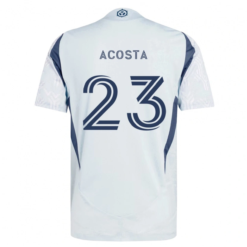 Danxen Dětské Kellyn Acosta #23 Modrá Šedá Bílá Daleko Hráčské Dresy 2026/27 Dres