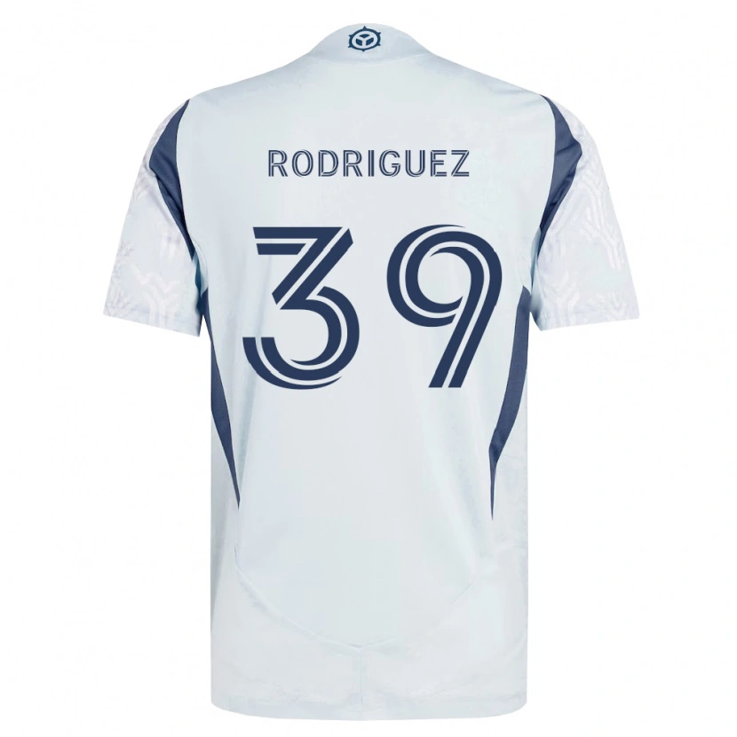 Danxen Dětské Allan Rodriguez #39 Modrá Šedá Bílá Daleko Hráčské Dresy 2026/27 Dres