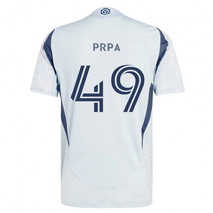 Danxen Dětské Luka Prpa #49 Modrá Šedá Bílá Daleko Hráčské Dresy 2026/27 Dres