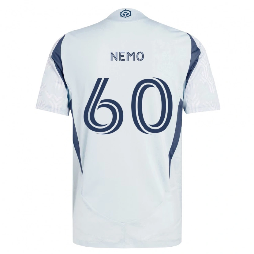 Danxen Dětské Jason Nemo #60 Modrá Šedá Bílá Daleko Hráčské Dresy 2026/27 Dres