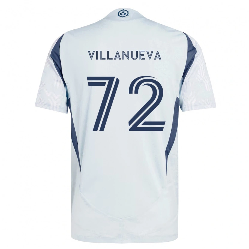 Danxen Dětské Damyan Villanueva #72 Modrá Šedá Bílá Daleko Hráčské Dresy 2026/27 Dres
