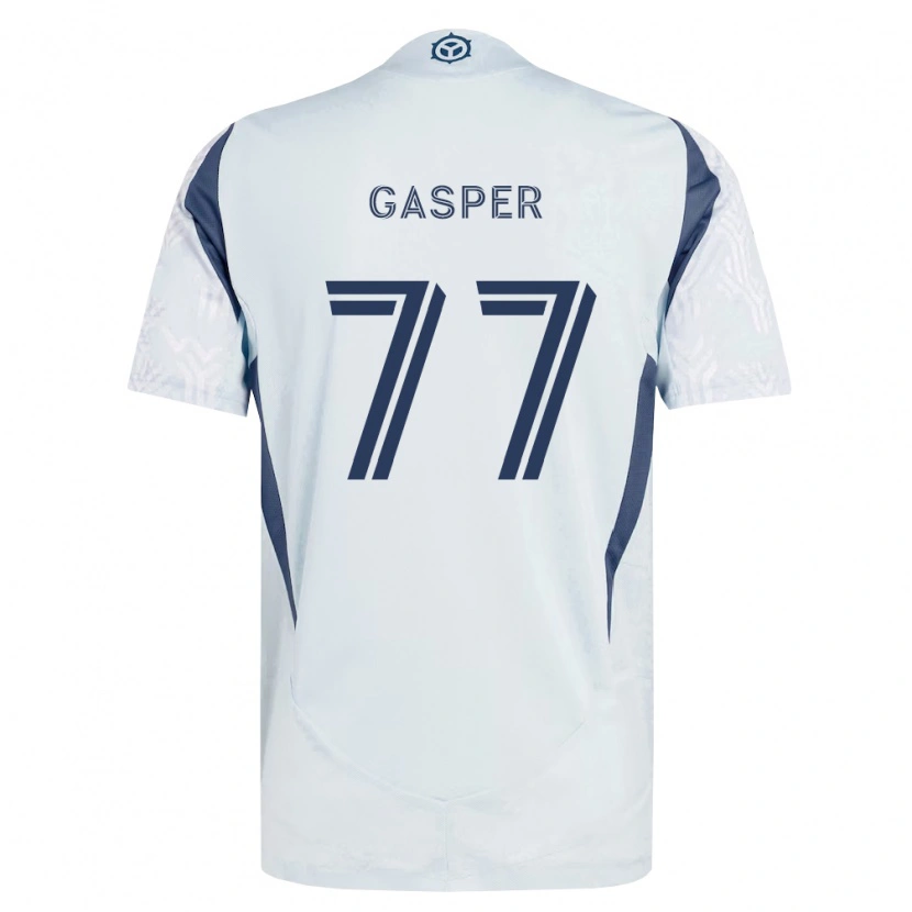 Danxen Dětské Chase Gasper #77 Modrá Šedá Bílá Daleko Hráčské Dresy 2026/27 Dres