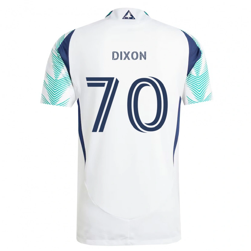 Danxen Dětské Daniel Dixon #70 Bílá Tmavě Modrá Světle Zelená Daleko Hráčské Dresy 2026/27 Dres