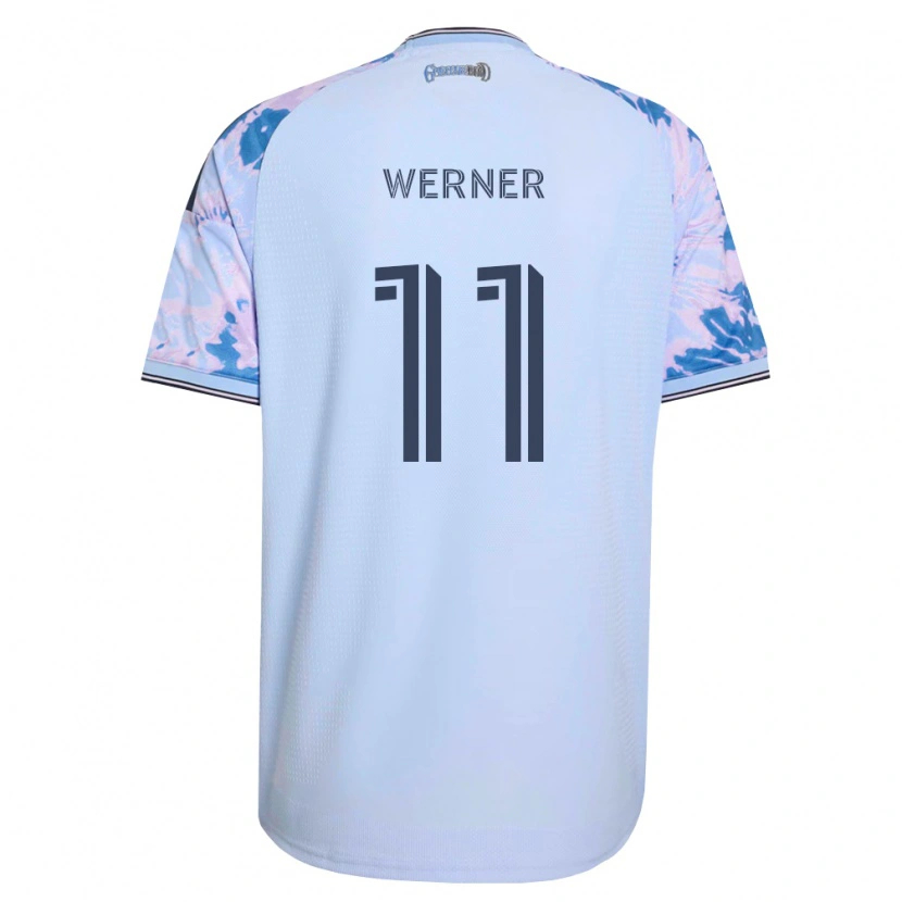 Danxen Dětské Timo Werner #11 Královsky Modrá Bílá Černá Daleko Hráčské Dresy 2026/27 Dres