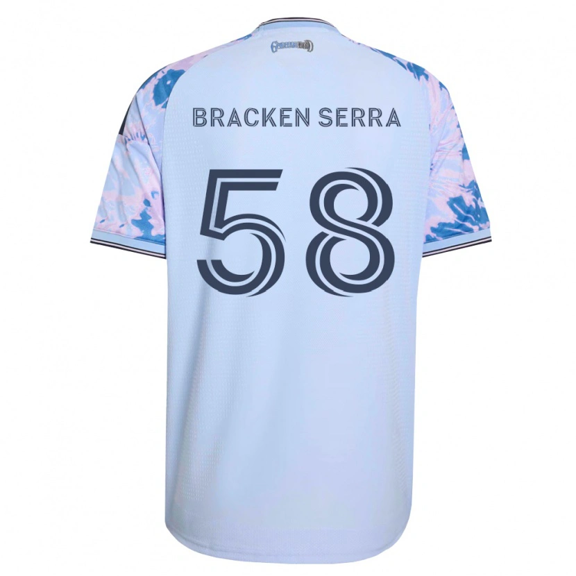 Danxen Dětské Gabriel Bracken Serra #58 Královsky Modrá Bílá Černá Daleko Hráčské Dresy 2026/27 Dres