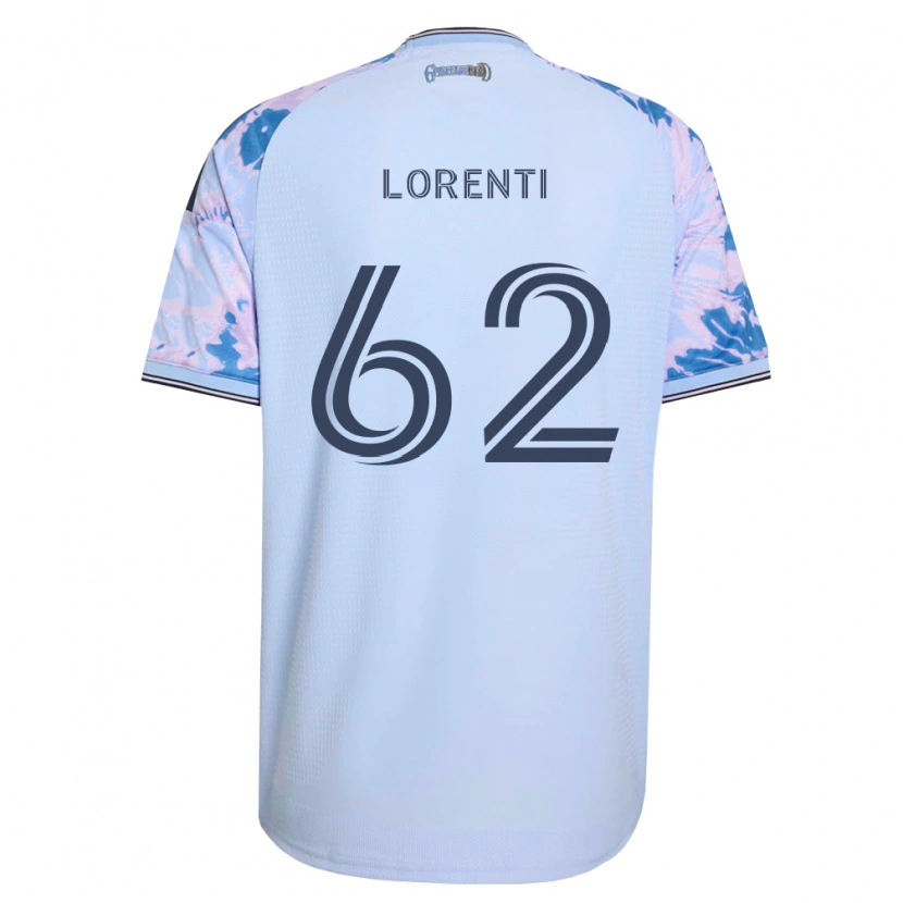 Danxen Dětské Dominic Lorenti #62 Královsky Modrá Bílá Černá Daleko Hráčské Dresy 2026/27 Dres