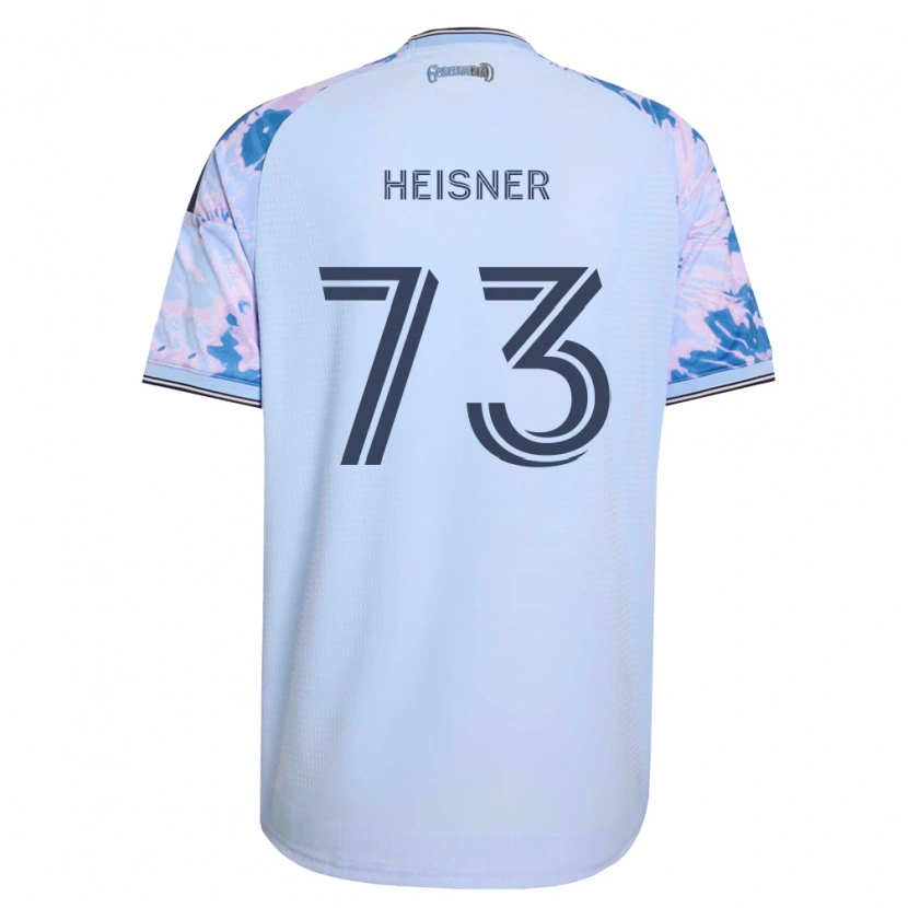 Danxen Dětské Jacob Heisner #73 Královsky Modrá Bílá Černá Daleko Hráčské Dresy 2026/27 Dres