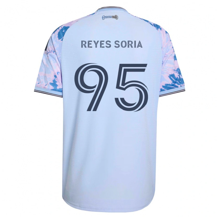 Danxen Dětské Randhu Reyes Soria #95 Královsky Modrá Bílá Černá Daleko Hráčské Dresy 2026/27 Dres