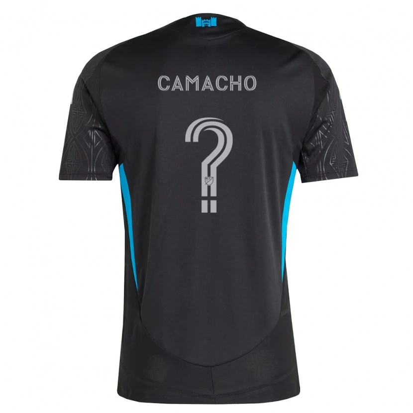 Danxen Dětské Jaydus Camacho #0 Černá Bílá Nebesky Modrá Daleko Hráčské Dresy 2026/27 Dres