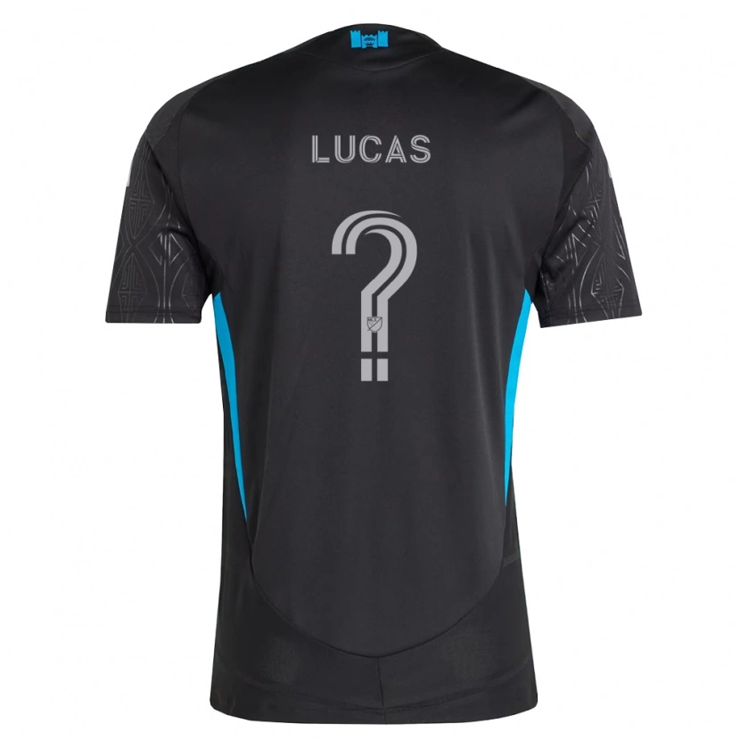 Danxen Dětské Amare Lucas #0 Černá Bílá Nebesky Modrá Daleko Hráčské Dresy 2026/27 Dres
