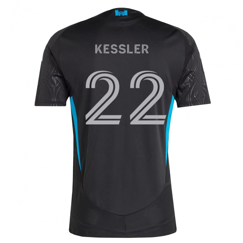 Danxen Dětské Henry Kessler #22 Černá Bílá Nebesky Modrá Daleko Hráčské Dresy 2026/27 Dres
