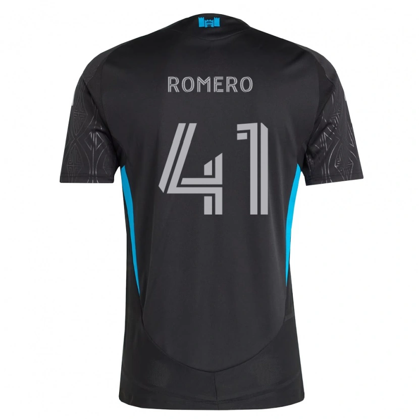 Danxen Dětské Brian Romero #41 Černá Bílá Nebesky Modrá Daleko Hráčské Dresy 2026/27 Dres
