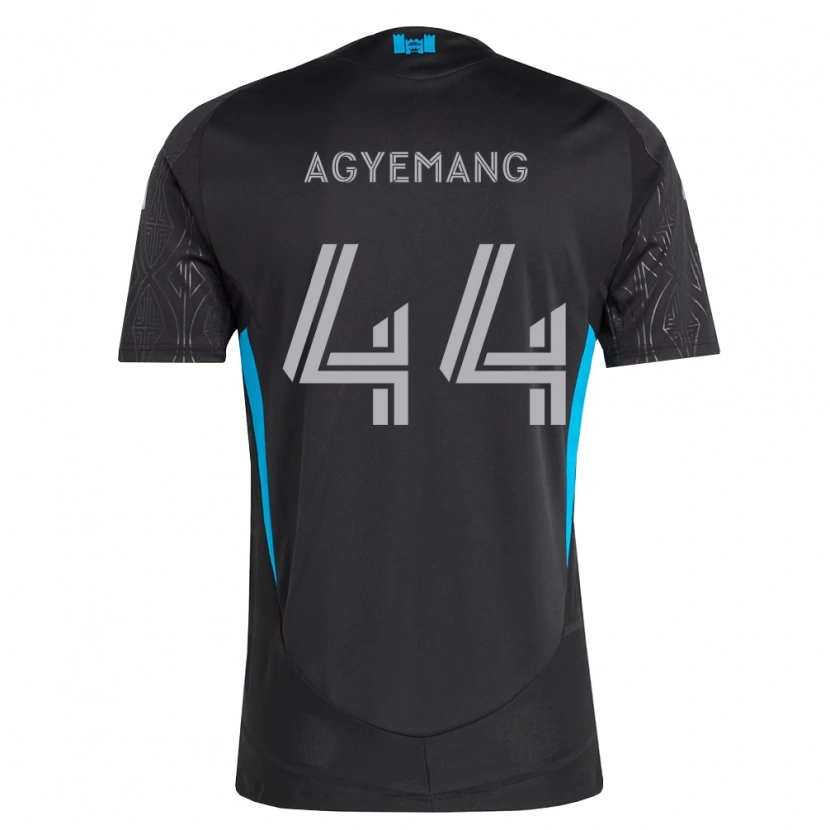 Danxen Dětské Morrison Agyemang #44 Černá Bílá Nebesky Modrá Daleko Hráčské Dresy 2026/27 Dres