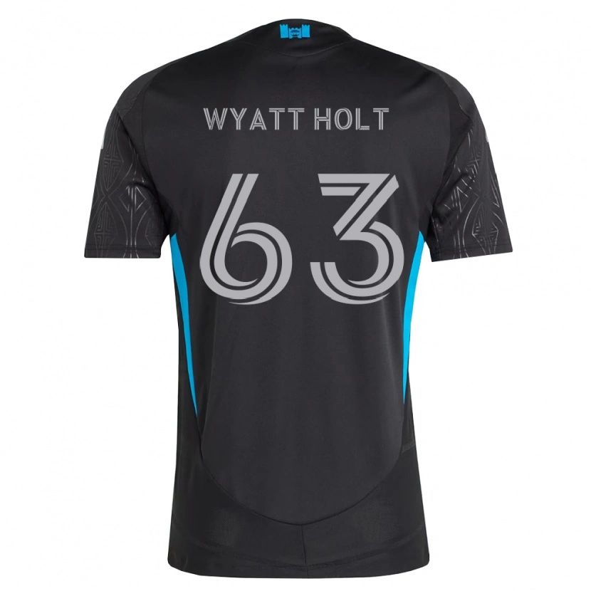 Danxen Dětské Wyatt Holt #63 Černá Bílá Nebesky Modrá Daleko Hráčské Dresy 2026/27 Dres