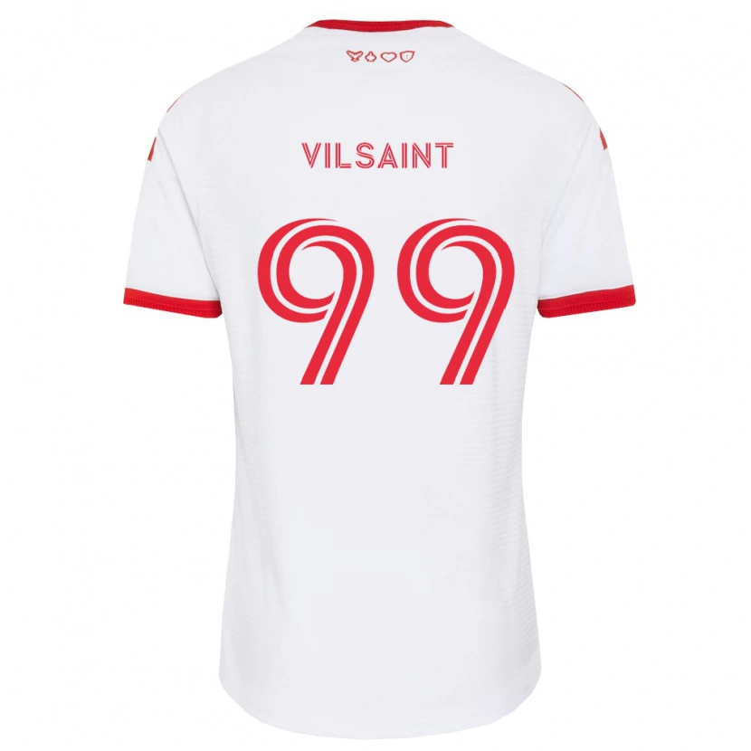 Danxen Dětské Jules-Anthony Vilsaint #99 Bílá Červená Černá Daleko Hráčské Dresy 2026/27 Dres